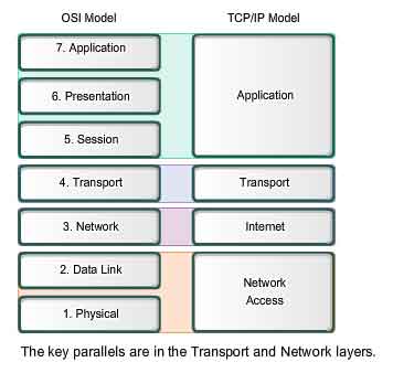 parallelismo tra i livelli transport e network